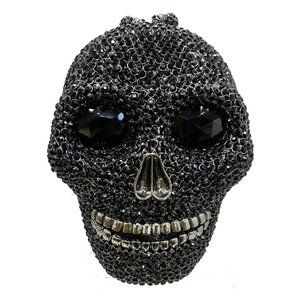 COPY - Skull Evening luxury crystal clutch purse